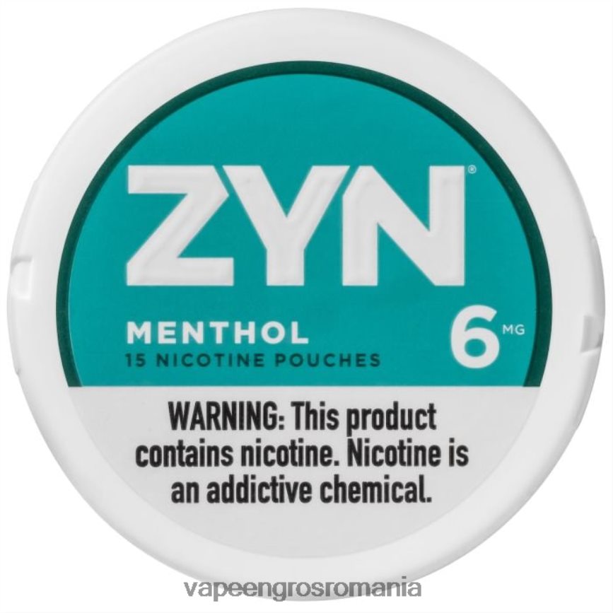 Vape Angro mentol N48BL23 ZYN pungă cu nicotină 6 mg