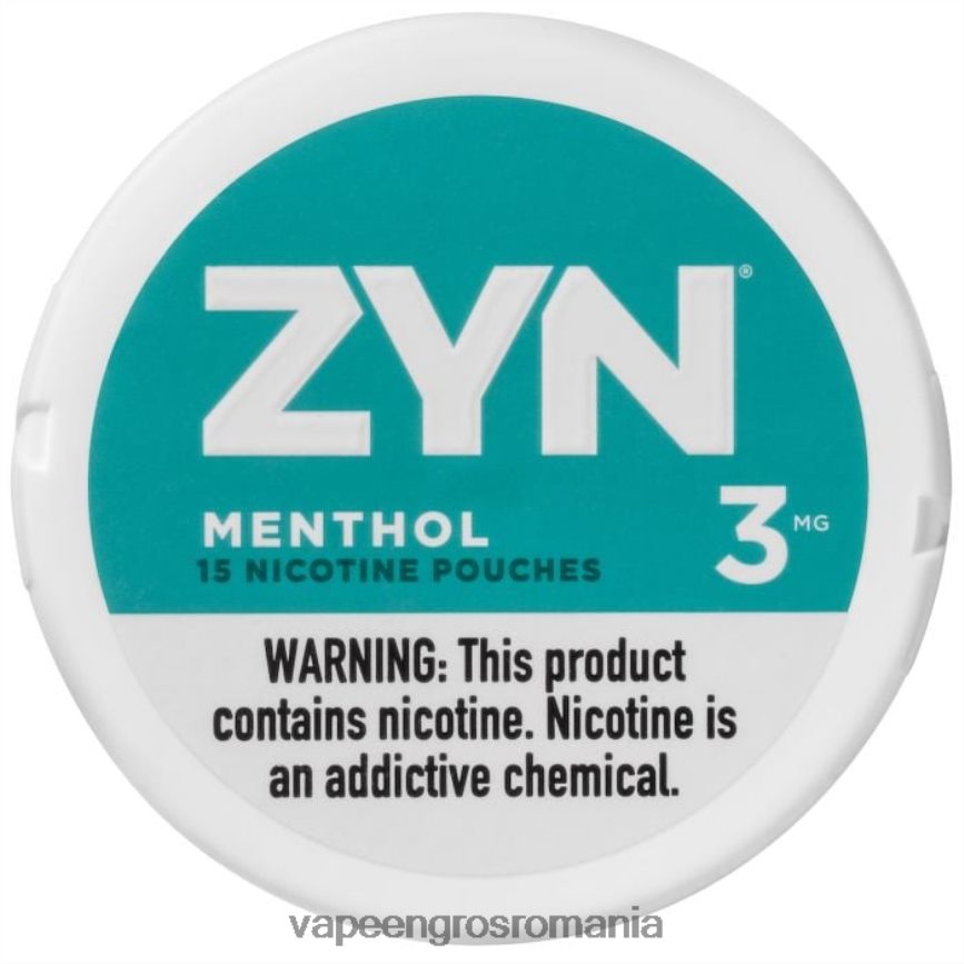 Vape Angro mentol N48BL33 ZYN pungă cu nicotină 3 mg