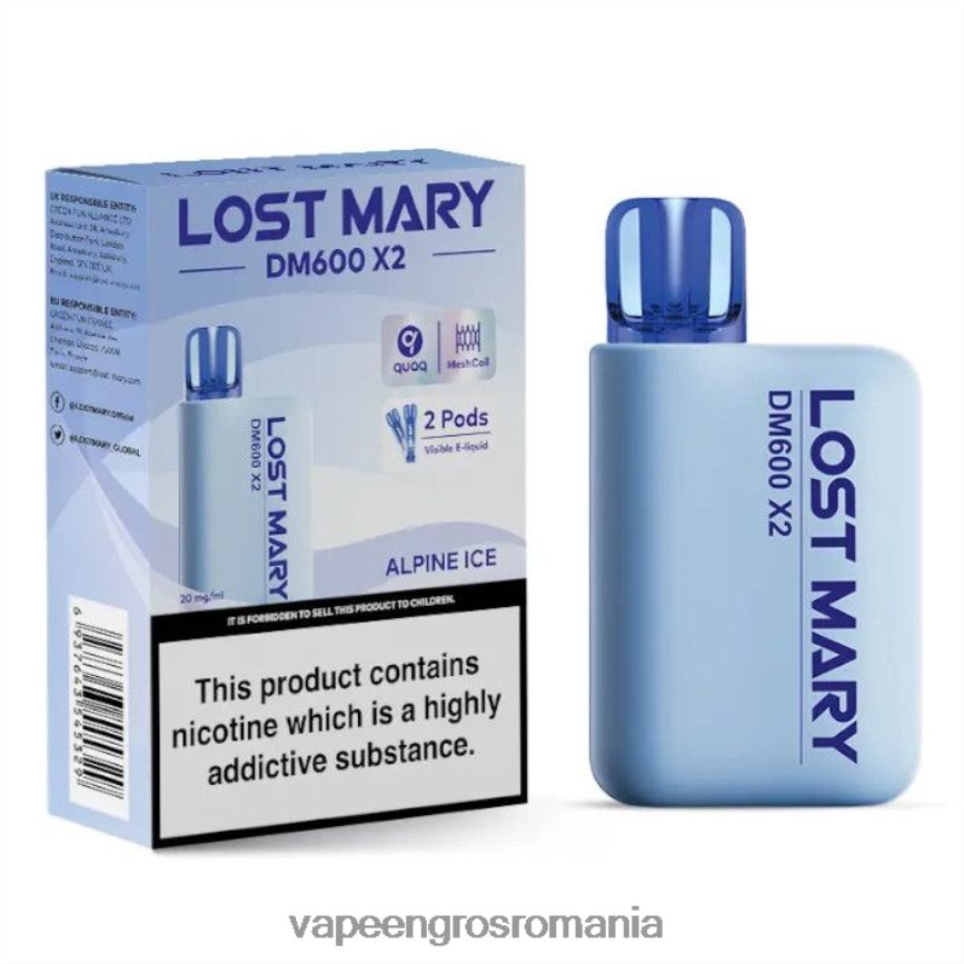 Țigară Electronică Preț gheață alpină N48BL464 LOST MARY DM600 X2