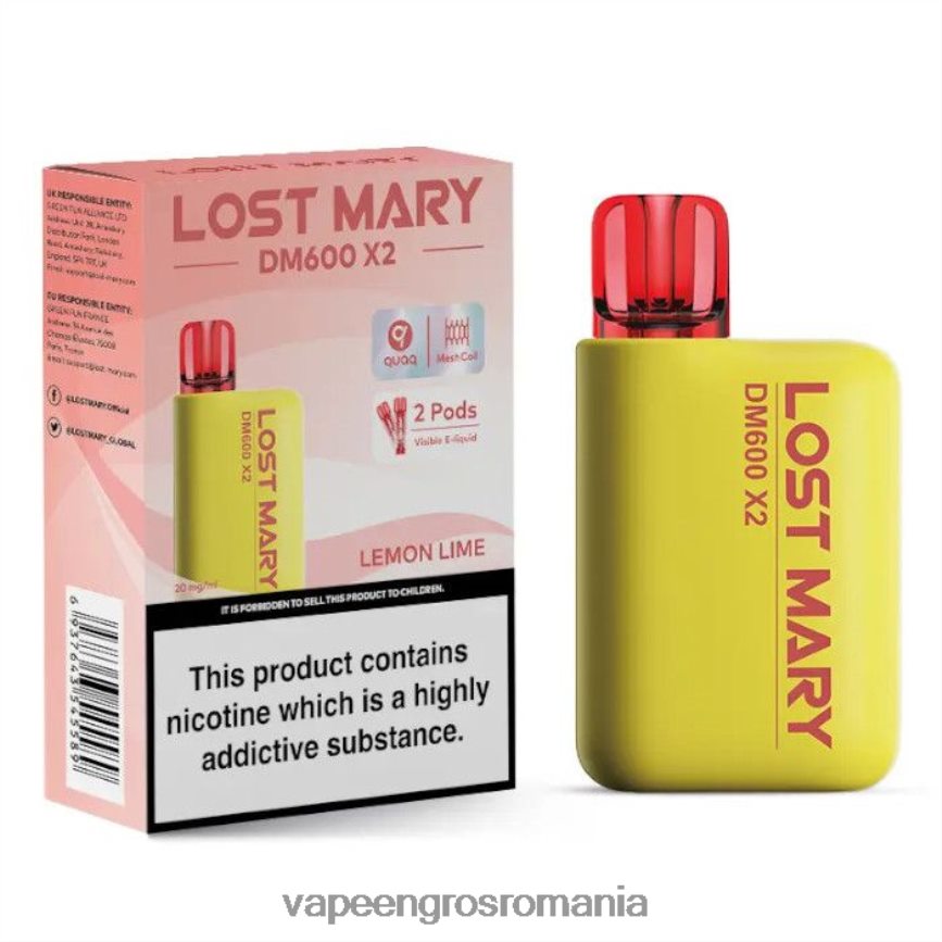 Țigară Electronică Preț lamaie limeta N48BL474 LOST MARY DM600 X2