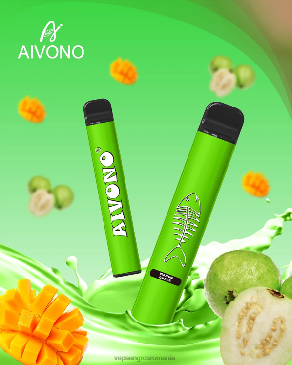 Aivono AIM FISHBONE 600 guava mango - XZ8VB283 Vape Angro