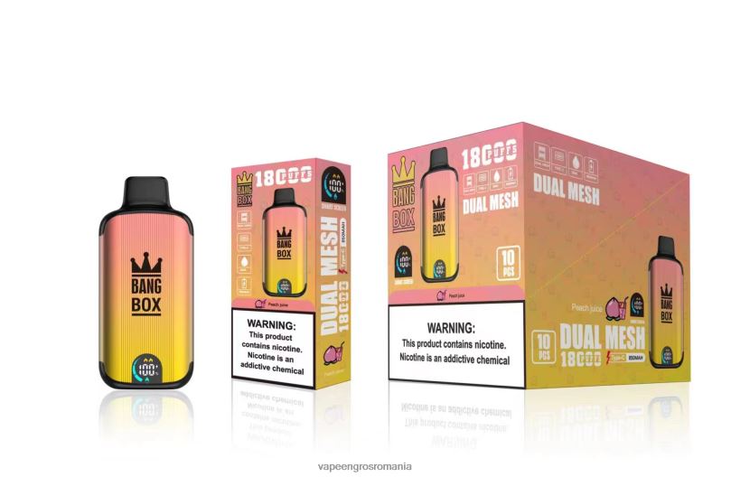 Bang Box 18000 pufuri F6Z6V91 - Vape Angro suc de piersici