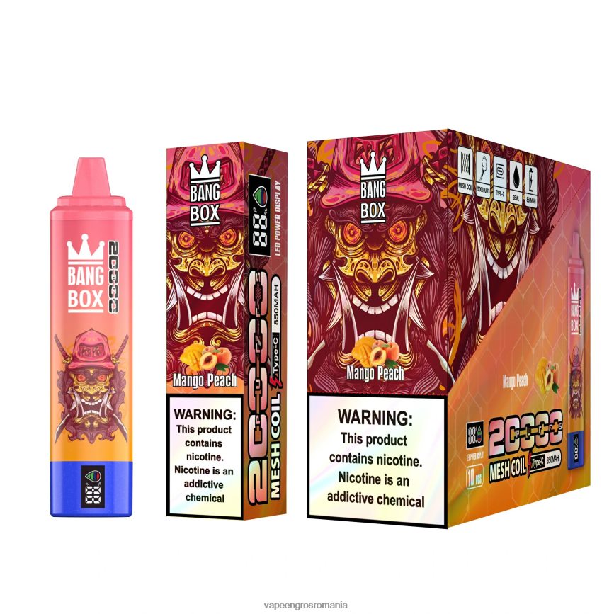 Vape Fara Nicotina piersic mango N48BL128 Bang Box 20000