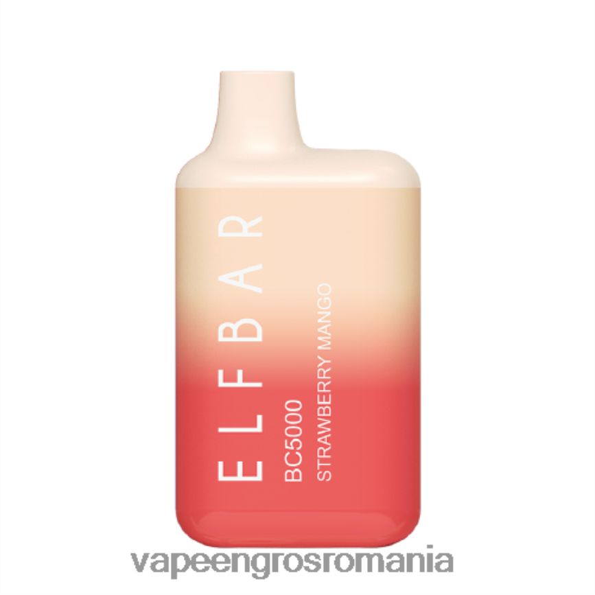 Vape Reincarcabil mango cu capsuni N48BL309 ELFBAR BC5000