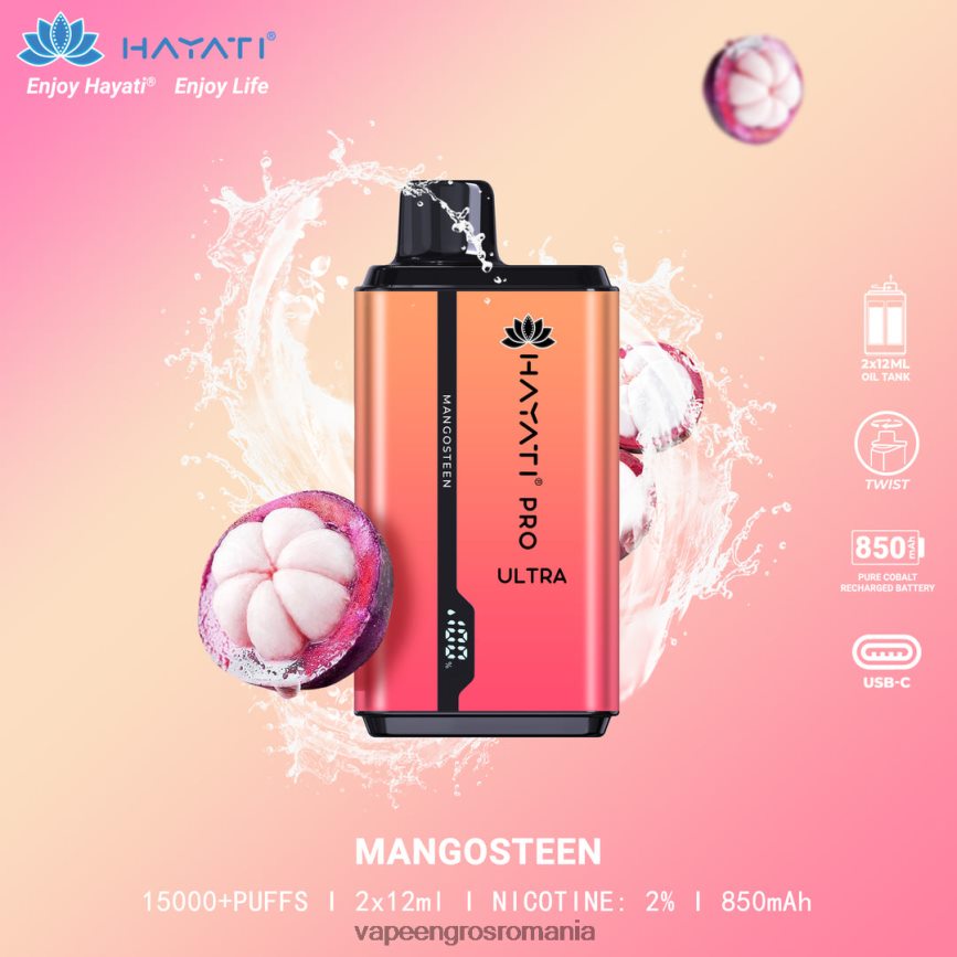 Romania Vape Distributor mangostan N48BL210 Hayati Pro Ultra