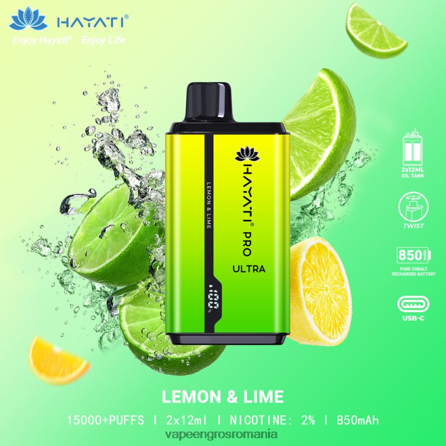 Vape Fara Nicotina lamaie limeta N48BL208 Hayati Pro Ultra