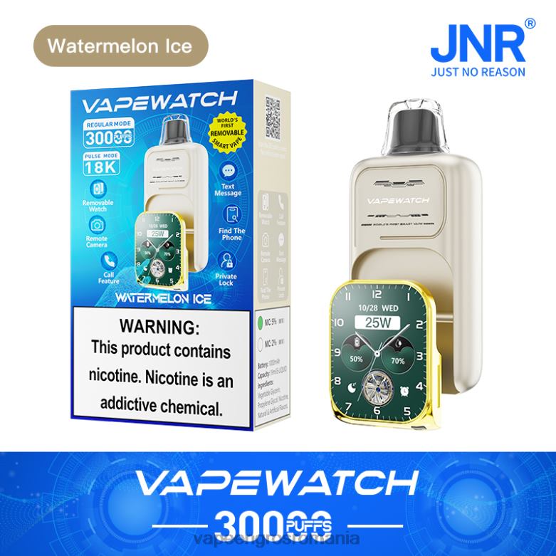 JNR ceas vape gheata de pepene verde FB84D9 Vape Reincarcabil