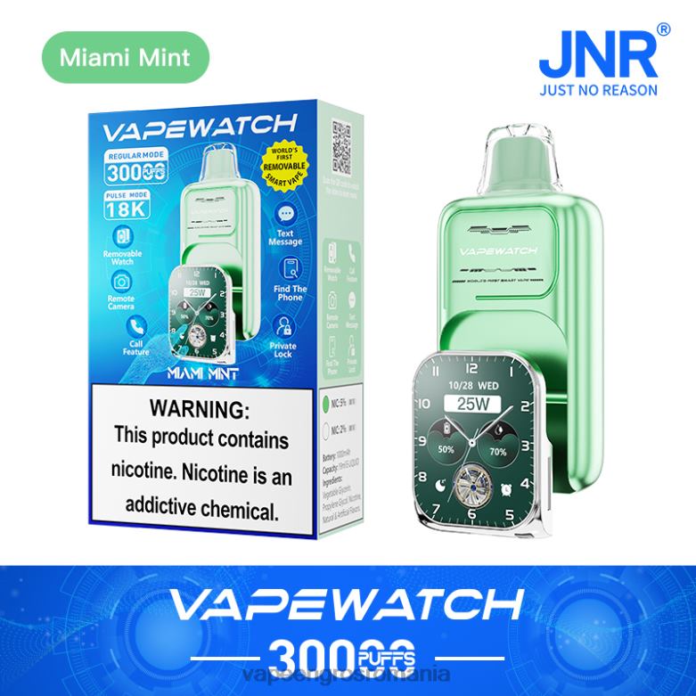 JNR ceas vape miami mint FB84D8 Vape Fara Nicotina