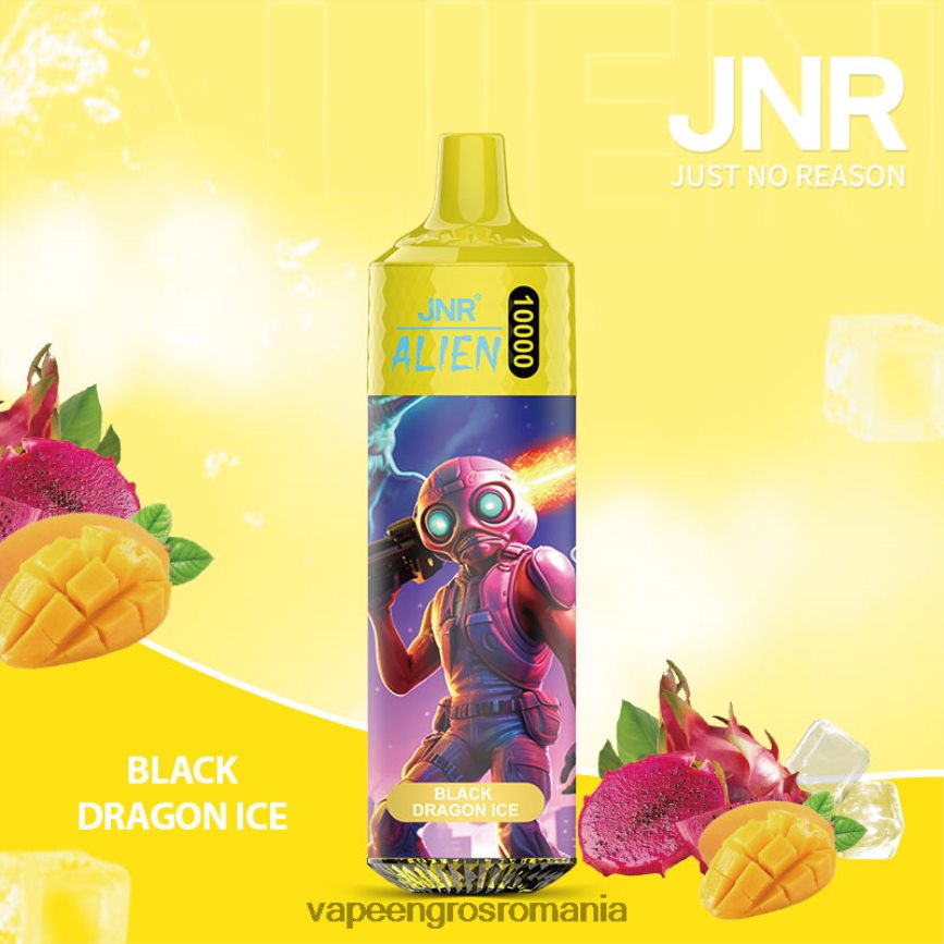 Puff Vape En Gros gheață dragon negru N48BL632 JNR ALIEN