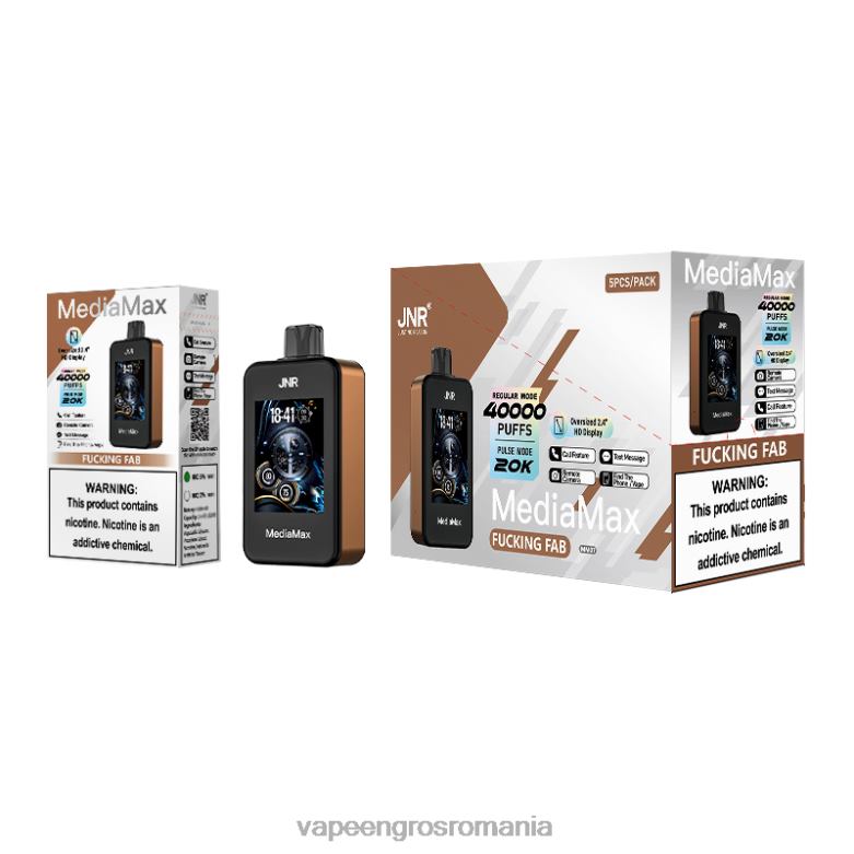 JNR MediaMax 40k puf fcuking fab FB84D13 Vape Angro