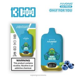 Aivono AIM FREAK 13000 gheață albastră - XZ8VB242 Puff Vape En Gros