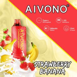 Aivono AIM GUN 7000 banană căpșuni - XZ8VB107 Vape Angro