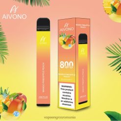 Aivono AIM PLUS 800 mango ananas piersic - XZ8VB186 Puff Vape En Gros