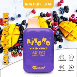 Aivono AIM PUFF STAR 6500 amestec de mango - XZ8VB296 Vape Romania Shop