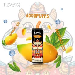 LAVIE Coke BAR 6000 pufuri 8BXF270 | Țigară Electronică Cu Lichid gheata de mango