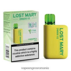 Țigară Electronică Cu Încărcător gheata de ananas N48BL477 LOST MARY DM600 X2