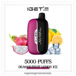 Țigară Electronică Cu Lichid DR6LDL20 gheață de lămâie din fructe de dragon IGET Moon k5000