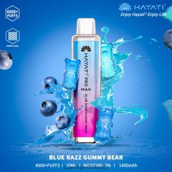 Vape Angro ursuleț de gumă blue razz N48BL183 Hayati Pro Max 4000