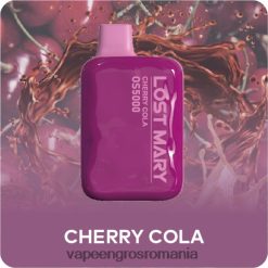 Vape Fara Nicotina cola cu cireșe N48BL488 LOST MARY OS5000