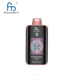 Vape Wholesale Supplier 0PDP14 gheață guma albă - Fumot Tornado 25000 vape de unică folosință